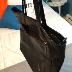 Black leather bag from forever 21